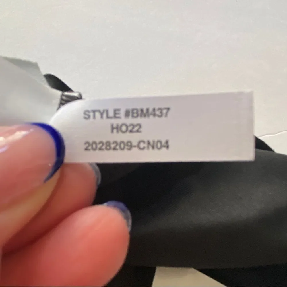 J Crew Black Scrunchie Strap Full Coverage Bikini Bottom Sz XXS NWT